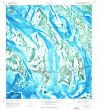 1972 Map of Summerland Key, 1973 Print
