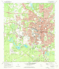 Download a high-resolution, GPS-compatible USGS topo map for Tallahassee, FL (1972 edition)