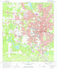 preview thumbnail of historical topo map of Tallahassee, FL in 1970