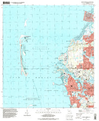 preview thumbnail of historical topo map of Tarpon Springs, FL in 1995