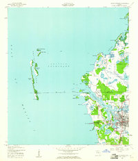 1943 Map of Tarpon Springs, 1961 Print