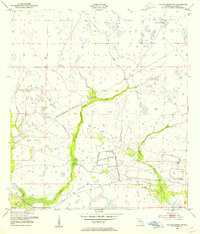 Download a high-resolution, GPS-compatible USGS topo map for Taylor Creek NW, FL (1954 edition)