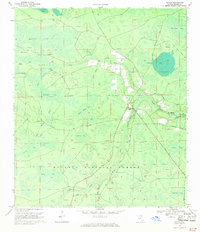 preview thumbnail of historical topo map of Baker County, FL in 1969