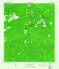 preview thumbnail of historical topo map of Liberty County, FL in 1945