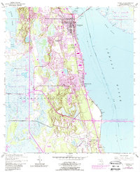 Download a high-resolution, GPS-compatible USGS topo map for Titusville, FL (1988 edition)