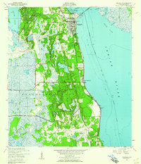 Download a high-resolution, GPS-compatible USGS topo map for Titusville, FL (1960 edition)