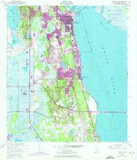 Download a high-resolution, GPS-compatible USGS topo map for Titusville, FL (1972 edition)