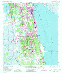 Download a high-resolution, GPS-compatible USGS topo map for Titusville, FL (1981 edition)