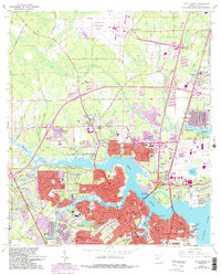 Download a high-resolution, GPS-compatible USGS topo map for Trout River, FL (1992 edition)
