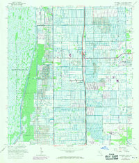Download a high-resolution, GPS-compatible USGS topo map for University Park, FL (1970 edition)