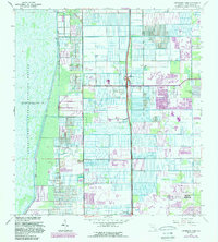 Download a high-resolution, GPS-compatible USGS topo map for University Park, FL (1983 edition)