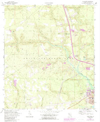 Download a high-resolution, GPS-compatible USGS topo map for Valparaiso, FL (1987 edition)