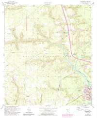Download a high-resolution, GPS-compatible USGS topo map for Valparaiso, FL (1992 edition)