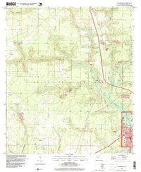 Download a high-resolution, GPS-compatible USGS topo map for Valparaiso, FL (1999 edition)