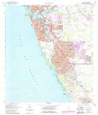 Download a high-resolution, GPS-compatible USGS topo map for Venice, FL (1987 edition)