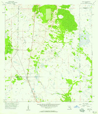 preview thumbnail of historical topo map of Highlands County, FL in 1957