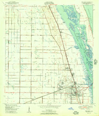 1950 Map of Vero Beach