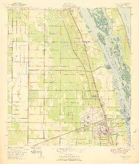 1950 Map of Vero Beach