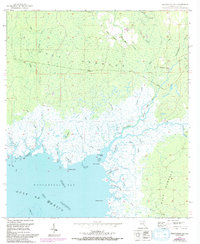 Download a high-resolution, GPS-compatible USGS topo map for Waccasassa Bay, FL (1992 edition)