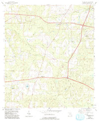 Download a high-resolution, GPS-compatible USGS topo map for Waukeenah, FL (1993 edition)