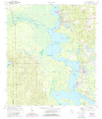 Download a high-resolution, GPS-compatible USGS topo map for Welaka, FL (1980 edition)