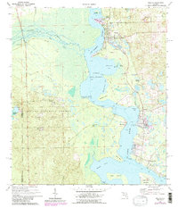Download a high-resolution, GPS-compatible USGS topo map for Welaka, FL (1986 edition)