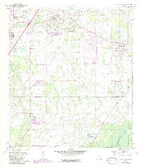 1973 Map of Wesley Chapel, 1987 Print