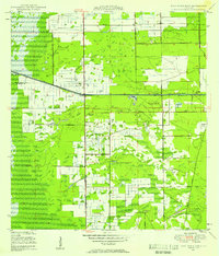 1946 Map of West Dixie Bend, 1958 Print