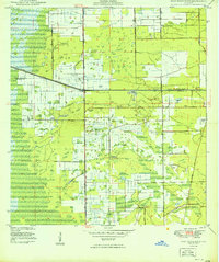 preview thumbnail of historical topo map of Broward County, FL in 1949