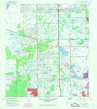 Download a high-resolution, GPS-compatible USGS topo map for West Dixie Bend, FL (1970 edition)