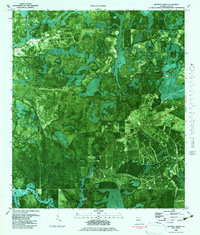 Download a high-resolution, GPS-compatible USGS topo map for Wetappo Creek, FL (1983 edition)