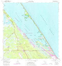 preview thumbnail of historical topo map of Brevard County, FL in 1949
