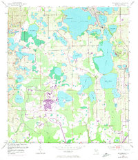 Download a high-resolution, GPS-compatible USGS topo map for Windermere, FL (1972 edition)