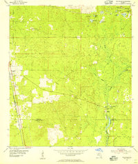 Download a high-resolution, GPS-compatible USGS topo map for Woodville, FL (1956 edition)