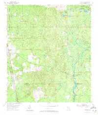 Download a high-resolution, GPS-compatible USGS topo map for Woodville, FL (1972 edition)