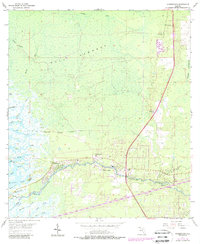 Download a high-resolution, GPS-compatible USGS topo map for Yankeetown, FL (1988 edition)