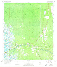 Download a high-resolution, GPS-compatible USGS topo map for Yankeetown, FL (1972 edition)