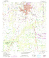Download a high-resolution, GPS-compatible USGS topo map for Zephyrhills, FL (1993 edition)