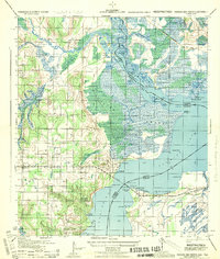 Download a high-resolution, GPS-compatible USGS topo map for Perdido Bay North, FL (1944 edition)