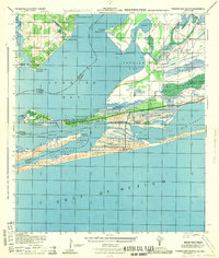 Download a high-resolution, GPS-compatible USGS topo map for Perdido Bay South, FL (1944 edition)