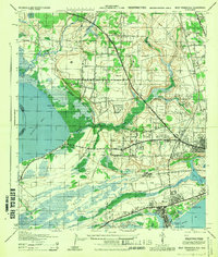 Download a high-resolution, GPS-compatible USGS topo map for West Pensacola, FL (1944 edition)