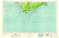 1960 Map of Apalachicola