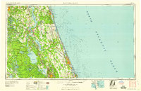 1958 Map of Daytona Beach