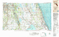 preview thumbnail of historical topo map of Fort Pierce, FL in 1988