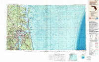preview thumbnail of historical topo map of Jacksonville, FL in 1988