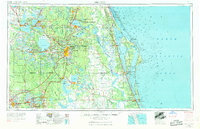 1955 Map of Orlando, 1969 Print