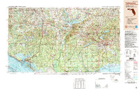 preview thumbnail of historical topo map of Tallahassee, FL in 1988