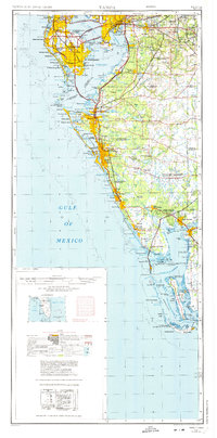 1972 Map of Tampa, 1974 Print