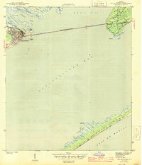 1943 Map of Apalachicola