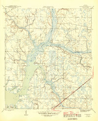 Download a high-resolution, GPS-compatible USGS topo map for Bayhead, FL (1945 edition)